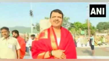 India News | Maharashtra DyCM Fadnavis Offers Prayer at Tirumala Temple