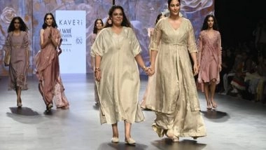 Entertainment News | Designer Kaveri Brings Medley of Handcrafted Beauty with Her 'Romance of the Rose' Collection at LFW
