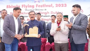 India News | Himachal Pradesh CM Inaugurates Paragliding Event 'Shimla Flying Festival' in Junga