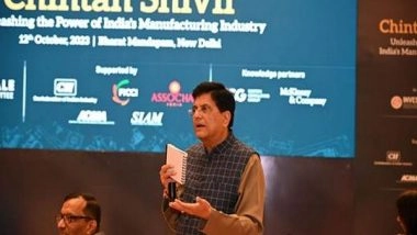 India News | Piyush Goyal Asks Industry to Accelerate Production Activity, Make India Global Hub for Manufacturing