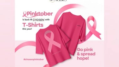 Business News | CHOSEN by Dermatology Launches Pinktober T-shirts in Support of Breast Cancer Awareness Month