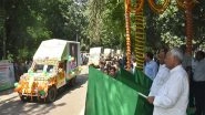 India News | Bihar CM Nitish Kumar Launches Rabi Mahabhiyan-2023 by Flagging off Chariots