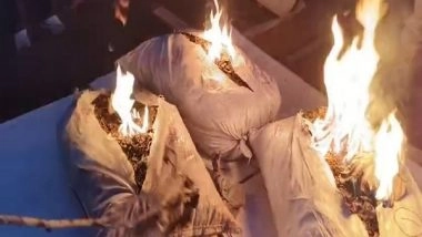 India News | Telangana: Mulugu Police Destroys 757 Kgs of Cannabis Worth Rs 2 Crore