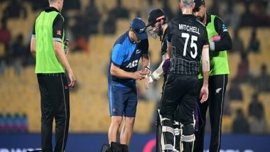 Sports News | CWC 2023: New Zealand Skipper Kane Williamson Sustains Injury on Left Thumb During Clash Against Bangladesh