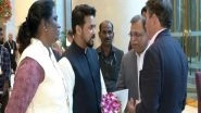Sports News | Sports Minister Anurag Thakur Holds Bilateral Meetings with International Sports Federation Representatives