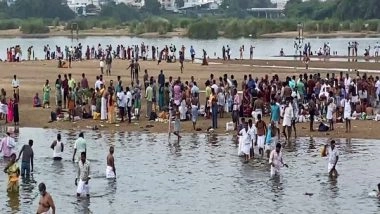 India News | Tamil Nadu: Thousands Throng Cauvery River Banks on Mahalaya Amavasya