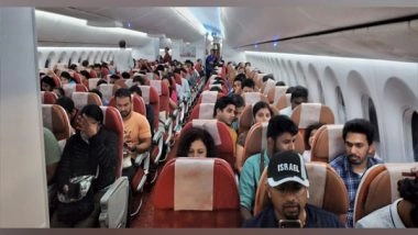 World News | Operation Ajay: Third Flight Carrying Indians Departs from Israel