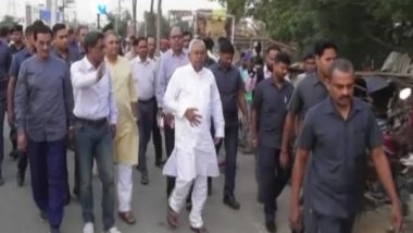 India News | Bihar CM Nitish Kumar Inspects Anisabad-Phulwari AIIMS Elevated Four-lane Road Project Site