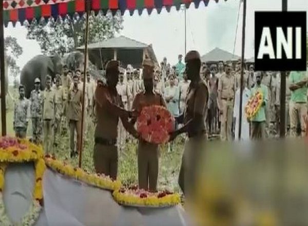 India News | Tamil Nadu: Floral Tribute Paid to Magna Elephant After Death