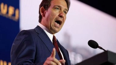 World News | Florida Governor DeSantis Rejects Accepting Palestinian Refugees from Gaza Amid Israel-Hamas War