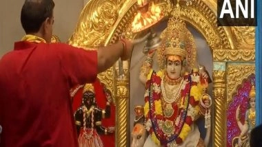 India News | Special Puja Performed on 2nd Day of Navratri at Delhi's Jhadewalan Temple