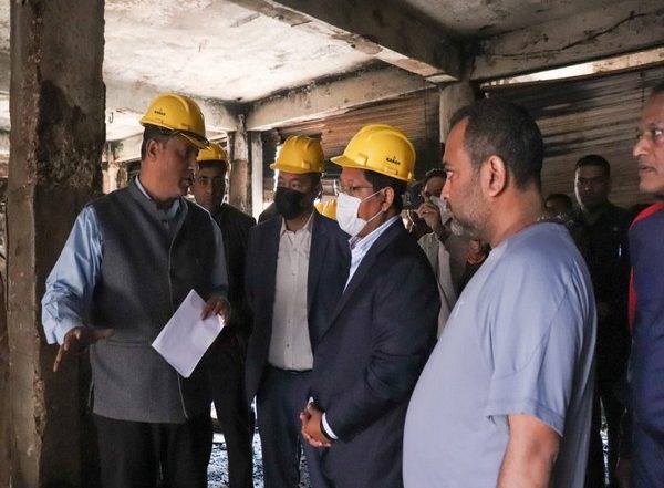 India News | Meghalaya CM Conrad Sangma Reviews Shillong's Police Bazar Fire Incident