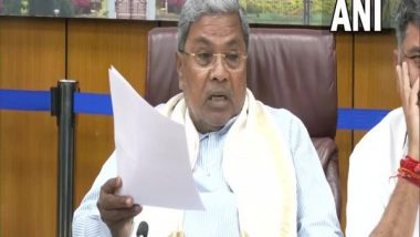 India News | BJP's Allegation Politically Motivated and Baseless: Karnataka CM Siddaramaiah