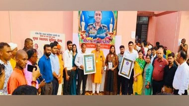 Business News | Recognition of Salempur Lok Sabha on the World Stage on the Birth Anniversary of Martyr Captain Dr. Anshuman Singh