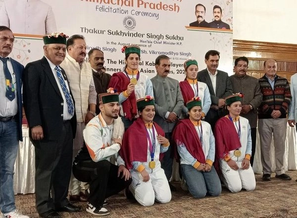 India News | Himachal Pradesh CM Sukhu Felicitates State's Asian Games Players