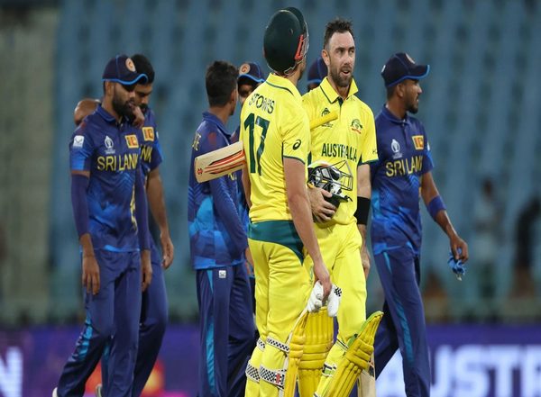 Sports News | Australia Clinch First Victory of World Cup Campaign, Move to Eighth Spot After Defeating Sri Lanka