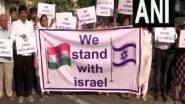 India News | Israeli Supporters Take out March in Ahmedabad