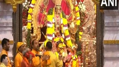 India News | Morning Aarti Performed at Temples Across Country on Third Day of Navratri