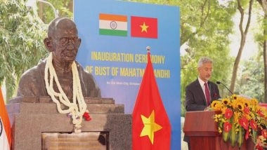 World News | EAM Jaishankar Unveils Bust of Mahatma Gandhi in Vietnam