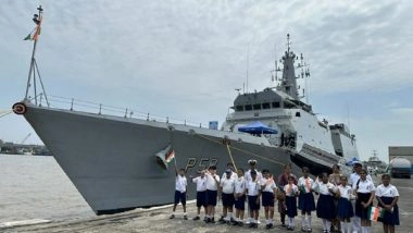 World News | INS Sumedha Strengthens Diplomatic Ties with Port Visit to Nigeria's Lagos