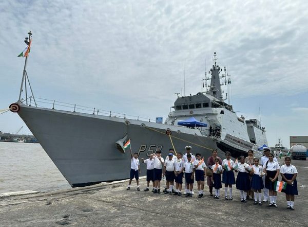 World News | INS Sumedha Strengthens Diplomatic Ties with Port Visit to Nigeria's Lagos