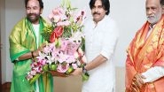 India News | Union Minister GK Reddy, Rajya Sabha MP K Laxman Meet Janasena Party Chief Pawan Kalyan