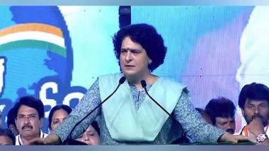 India News | Priyanka Gandhi Promises 18 Pc Quota for SC, 12 Pc for ST in Telangana