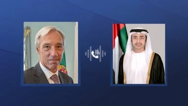 World News | Abdullah Bin Zayed, Portuguese FM Discuss Ways to Reduce Escalation in Region, Deliver Humanitarian Aid to Civilians
