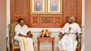 World News | Muraleedharan, Oman's Economy Minister Discusses Key Aspects of Bilateral Economic Ties