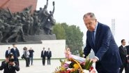 World News | Russian Foreign Minister Sergey Lavrov Vists North Korea's Liberation Monument, Lays Flowers