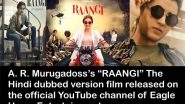 Business News | Thrilling Tamil Action Drama 'RAANGI' Now Available in Hindi on Eagle Home Entertainments: A Story of Courage, Family, and Terrorism