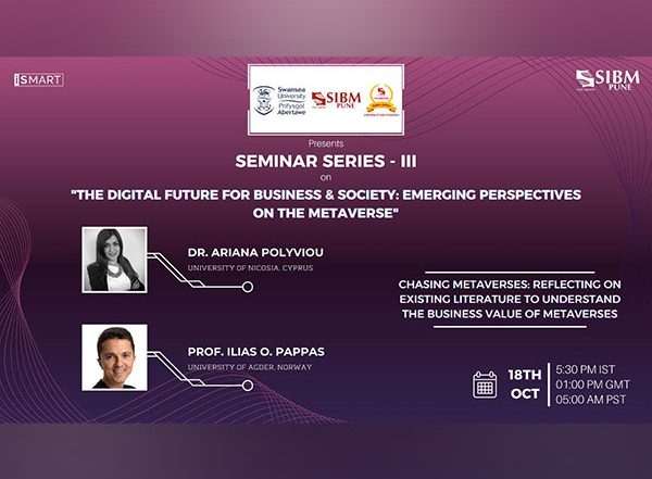 Business News | SIBM Pune and Swansea University Host Seminars on 'The Digital Future for Business & Society: Exploring The Metaverse'