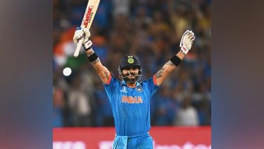 Sports News | ICC CWC 2023: Virat Kohli Moves Up in Record Books Following 48th ODI Ton Against Bangladesh