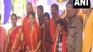 India News | Jharkhand CM Hemant Soren Inaugurates 'Durga Pandal' in Ranchi