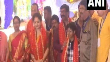 India News | Jharkhand CM Hemant Soren Inaugurates 'Durga Pandal' in Ranchi
