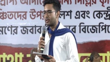 India News | TMC to Resume Protest on MGNREGA Dues if Centre Does Not Give Response by Oct 31: Abhishek Banerjee