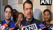 India News | Maharashtra: Dy CM Devendra Fadnavis Accuses Uddhav Govt of Helping Drug Kingpin Lalit Patil