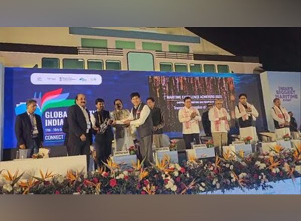 Business News | Transport Corporation of India Ltd. (TCI Group) Has Been Recognized as a Maritime Excellence Achiever at GMIS 2023 by The Ministry of Ports, Shipping & Waterways on 19th October 2023