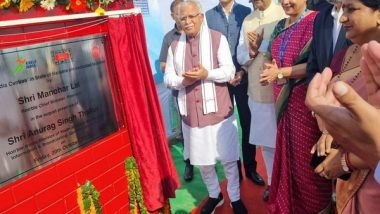 Sports News | Haryana CM, Sports Minister Anurag Thakur Inaugurate 15 Khelo India Centres