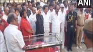 India News | Tamil Nadu Governor Pays Last Respects to Guru Bangaru Adigalar in Chengalpattu