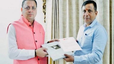 India News | Uttarakhand CM Dhami's YouTube Channel Receives 'Silver Button'