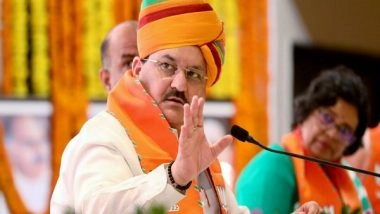 India News | West Bengal: JP Nadda to Visit Kolkata During Durga Puja