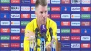 Sports News | CWC 2023: 'We Executed Well, Got Wickets at Right Time', Says David Warner