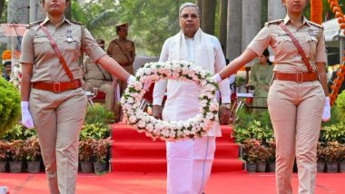 India News | More Investment Will Come After Proper Implementation of Law and Order in State: Karnataka CM Siddaramaiah