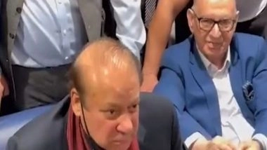 World News | Former Pak PM Nawaz Sharif Arrives in Islamabad After Four Year Exile