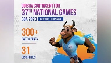 Sports News | Odisha Government Announces Cash Incentives for State's National Games Medallists