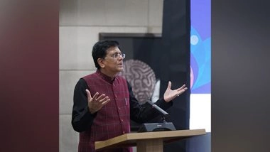Business News | Union Textiles Minister Piyush Goyal Lauds Textile Industry Bodies for Planning A Global Textile Fair In India, Unveiling Its Logo and Website