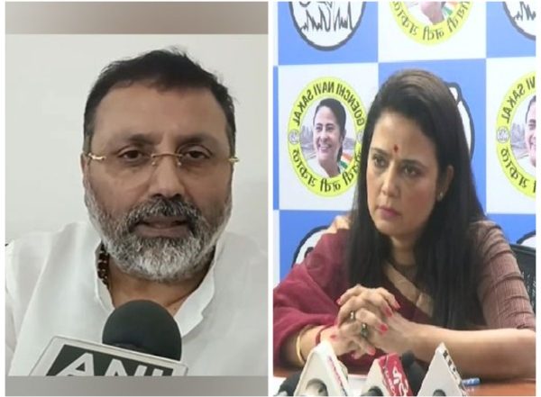 India News | Nishikant Dubey Moves Lokpal Against Mahua Moitra; TMC MP Hits Back over Allegations