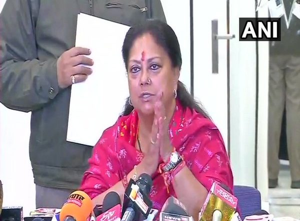 India News | Former Rajasthan CM Vasundhara Raje Thanks PM Modi, Nadda After Being Named BJP Candidate from Jhalrapatan