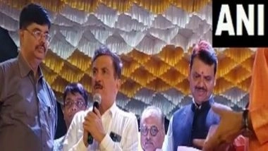 India News | Maharashtra Deputy CM Devendra Fadnavis Participates in Navaratri Celebrations